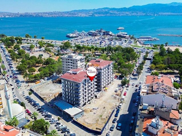 BOSTANLI SAHİLDE FIRSAT YATIRIM DENİZ MANZARALI 1+1 SIFIR DAİRE