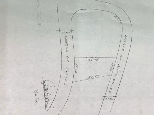 BOSQUE DE LAS LOMAS TERRENO EN VENTA CON DOBLE ACCESO