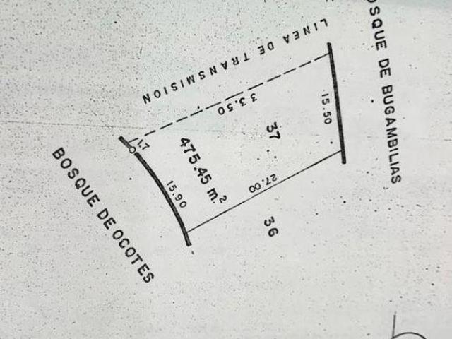 BOSQUE DE LAS LOMAS TERRENO EN VENTA CON DOBLE ACCESO