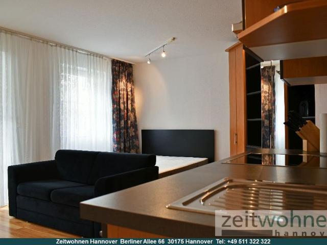 Bothfeld Buchholz, Nähe HDI, 1 Zimmer Apartment mit Terrasse und Garage