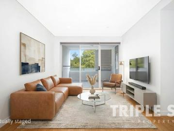 Boutique Comfort | 500m to Metro & Train | Solid Bamboo Timber Flooring | Parkfront Position | Premium Miele Kitchen