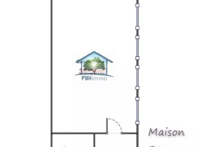BOUXWILLER 67 Maison type Loft F2 45m² avec Jardin sur env. 5.50 ares