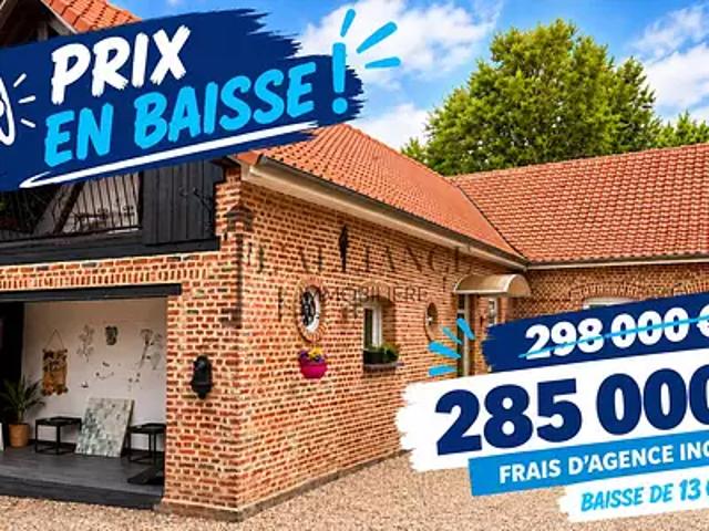 Boubers sur Canche 62270 Achat / Vente maison 6 pièces t6 terrasse