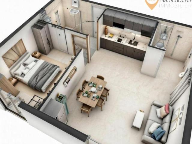 BOUFFEMONT PROJET NEUF Appartement 2 pièces avec stationne