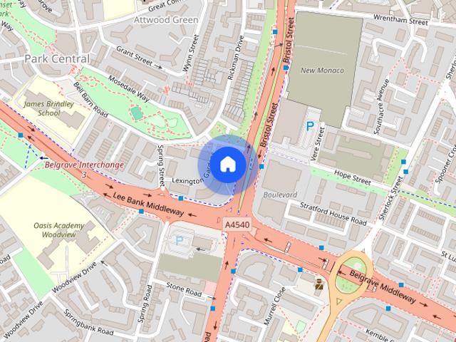 Boulevard, Birstol Street, B5