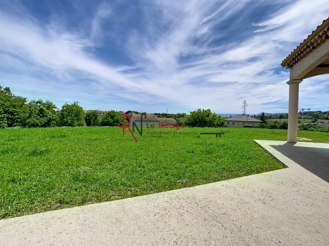 Boulieu les Annonay, maison individuelle de plain pied, autoconsommation, sur une parcelle de 2080m2 plat