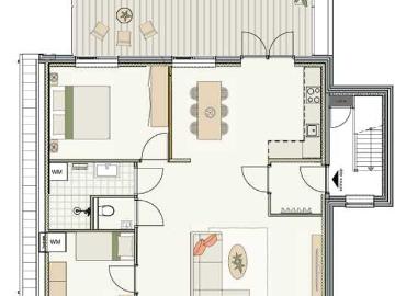 Bovenwoning te huur in Oosterwolde