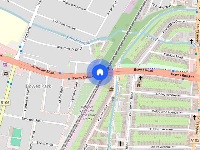 Bowes Road, Palmers Green, London