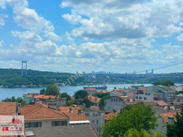 Boyacıköyde Eşsiz Boğaz Manzaralı, Kiralık 2+1 Çatı Dubleksi