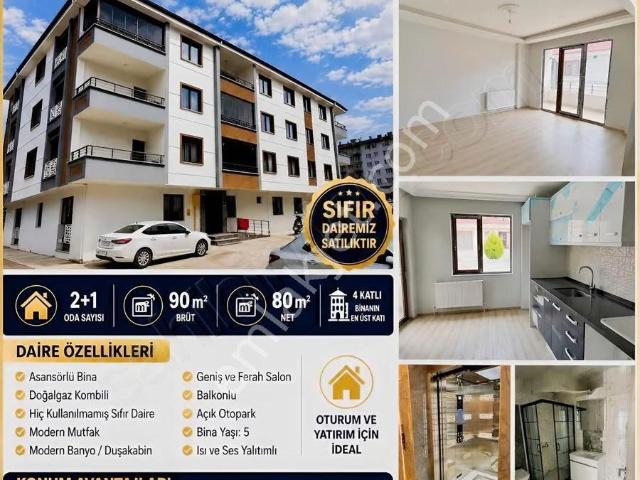 Boyabat Yenimahallede Sıfır 2+1 Satılık Daire