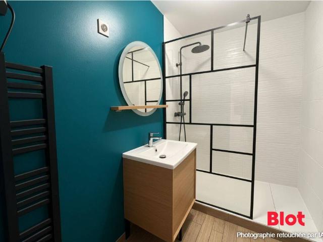 BLOT IMMOBILIER A LOUER MONTAUBAN DE BRETAGNE DUPLEX MEUBL