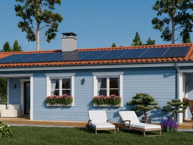 Blockbohlenhaus in der Vulkaneifel mit Grundstück