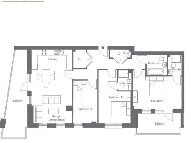 Blackburn Court, Bollo Lane, Acton W3, 3 bed flat to rent, £3,235 pcm | PrimeLocation