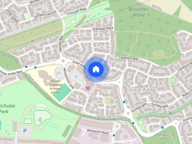Blackdown Close, Stevenage, Hertfordshire, SG1