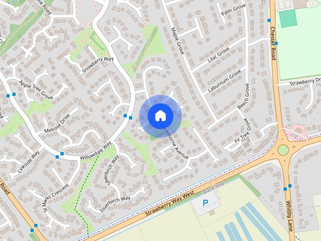 Blackthorne Avenue, Whitby, Ellesmere Port, Cheshire, CH66
