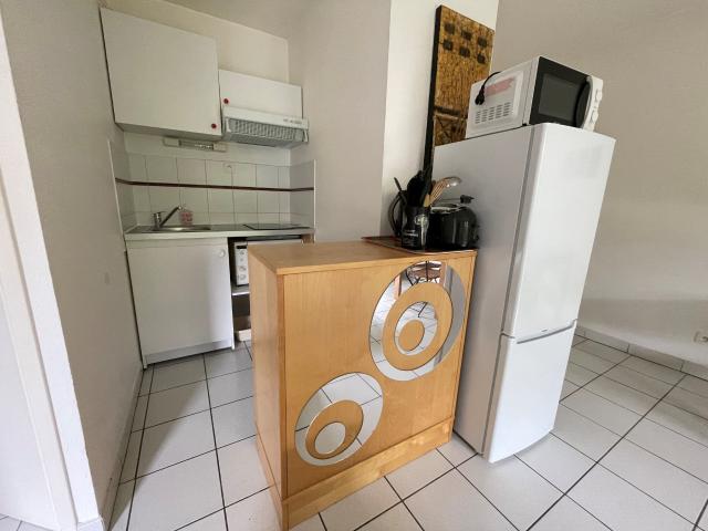 Blagnac, Parc du Ramiers, T2 meublé 37,5m2 en rez de jardin avec parking sous sol