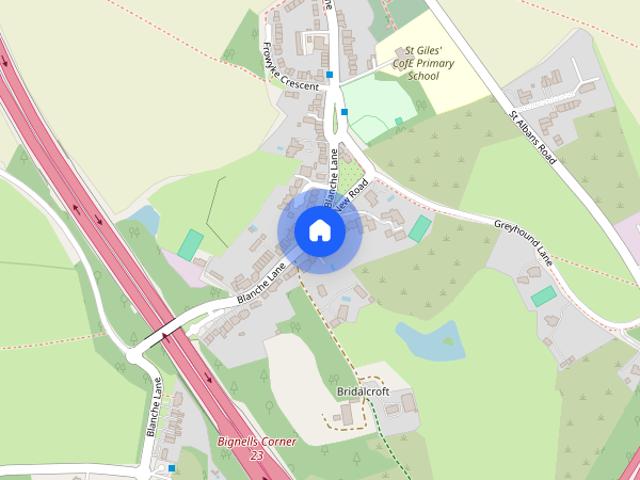 Blanche Lane, South Mimms, Potters Bar