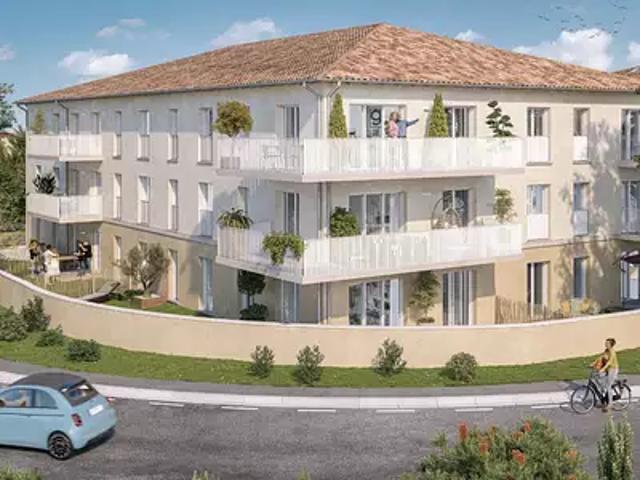 Blanquefort 33290 Achat / Vente appartement 2 pièces t2 au dernier étage terrasse