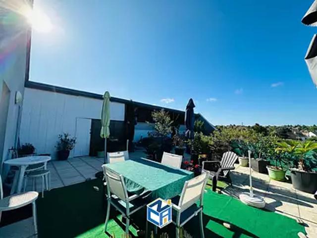 Bléré 37150 Achat / Vente appartement 3 pièces t3 au dernier étage terrasse