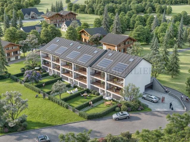 Blick auf den Neuenburger und Murtensee, Villa Lot B