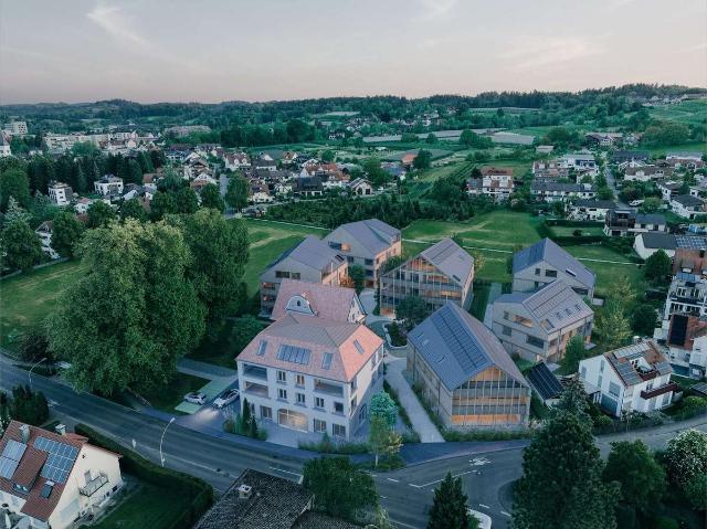 Blick auf den See und die Berge 3 Zimmer Wohnung im 1. OG