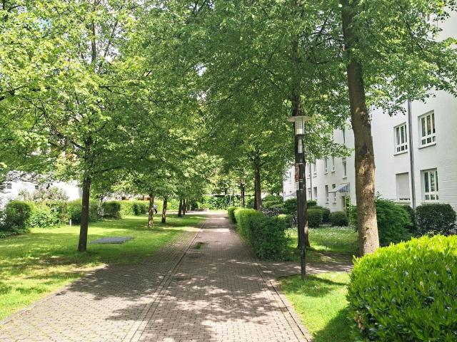 Blick ins Grüne in München Trauchbergstraße