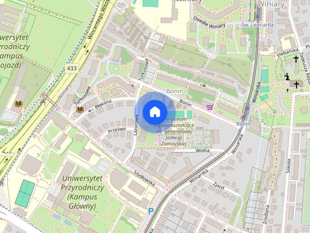 Blisko Uniwersytetu Przyrodniczego