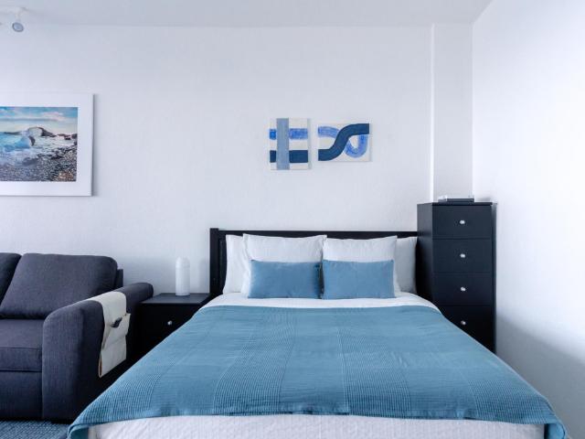 Blue Dream: Panoramic view on heights over the sea