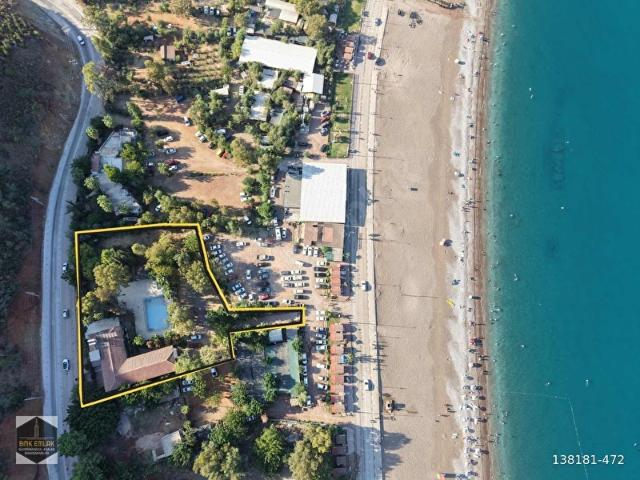 BMK'DAN ADRASAN'DA DENİZE SIFIR 4.000 M2 40 ODALI SATILIK OTEL