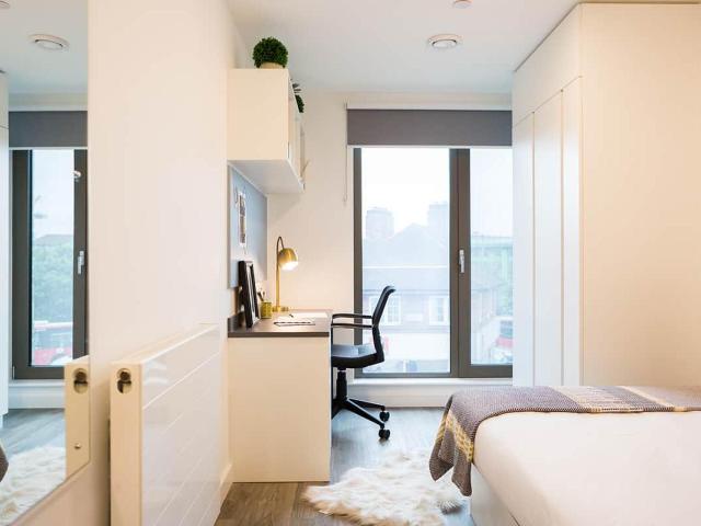 Bronze Studio Lower Level Has an Apartment