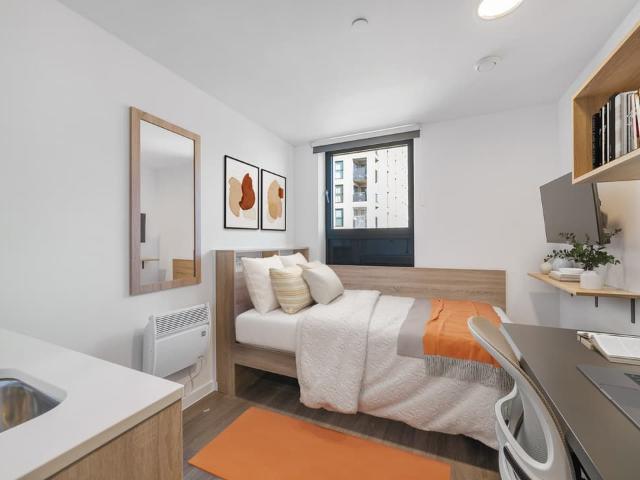 Bronze Studio to let at Canvas Walthamstow, Alliot House, Forest Road, Walthamstow, London, E17 6JJ | Accommodation for Students
