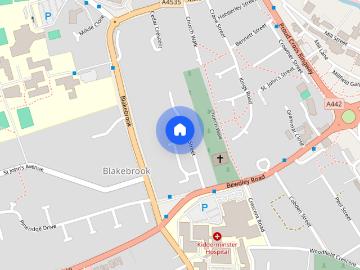 Kidderminster, Worcestershire county, Midlands