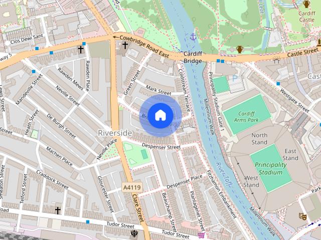 Brook Street, Riverside, Cardiff
