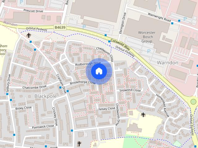 Brookthorpe Close, Worcester, Worcestershire
