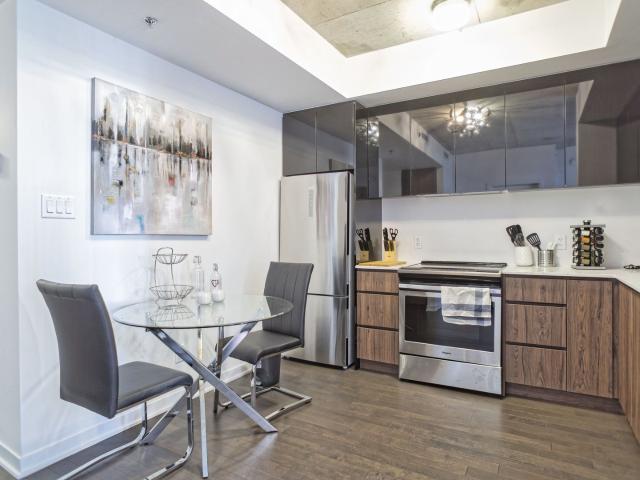 Brossard Furnished Condo for Rent Modern 1 Bedroom Suite in Solar Uniquartier with Amenities near Quartier Dix30