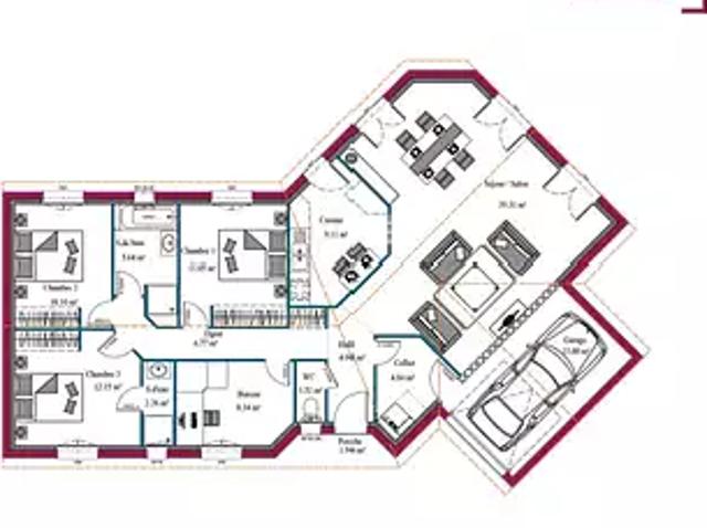 Brax 47310 Programme neuf maison neuf à vendre 6 pièces