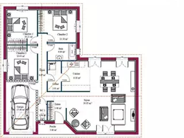 Brax 47310 Programme neuf maison neuf à vendre 6 pièces