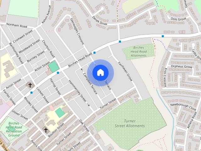 Bradford Terrace, Stoke on Trent, ST1