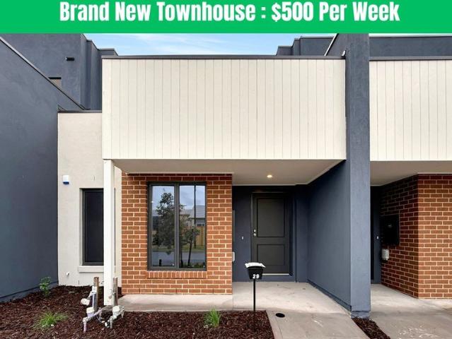 Brand New 3 Bedroom Townhouse in Wollert