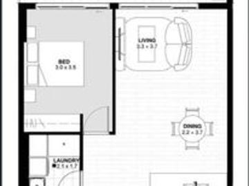 Brand New 1 Bedroom Apartment Filled with Natural Light