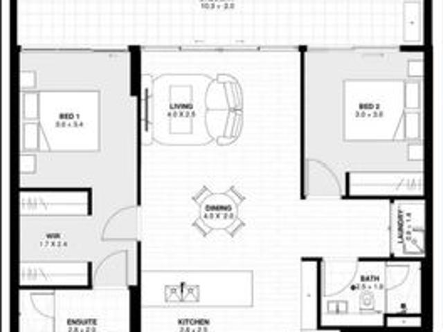 Brand New 2 Bedroom Apartment in Prime Location