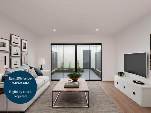 Brand new 2 bedroom home reduced rent eligibility criteria applies
