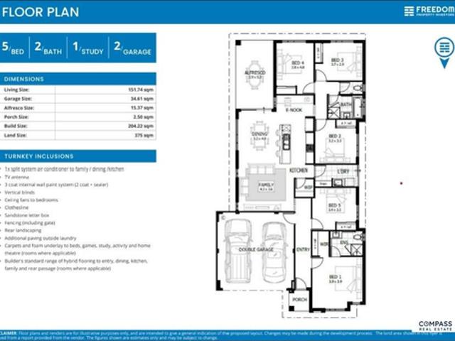Brand New 5 Bedroom Home for Rent – Yanchep
