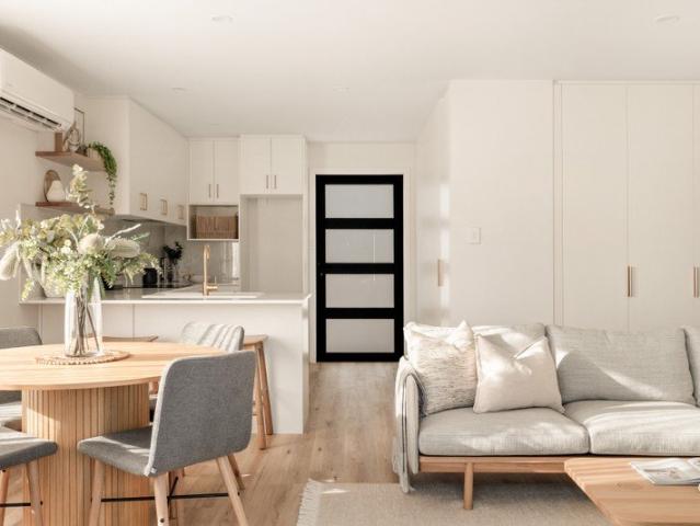 Brand new and flat access, generous outdoor space and easy walk to Kings Meadows Shopping Centre