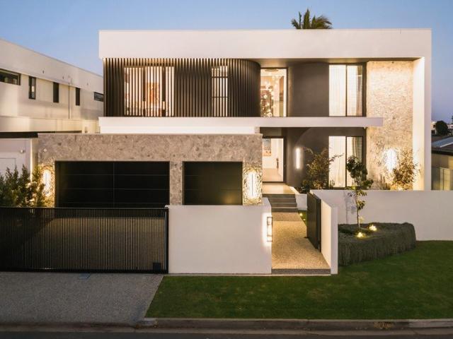 Brand New Architectural Opulence with Water Skyline Views