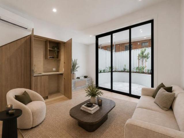 Brand new architectural residence with expansive terrace and two car basement parking
