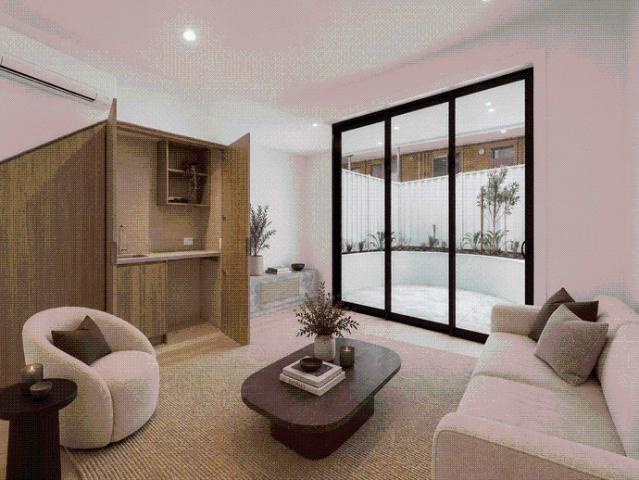 Brand new architectural residence with expansive terrace and two car basement parking