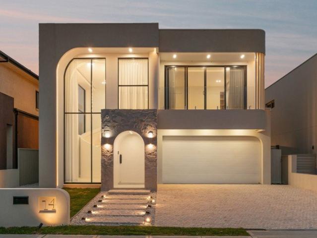 Brand new bayside home with grand poolside entertaining