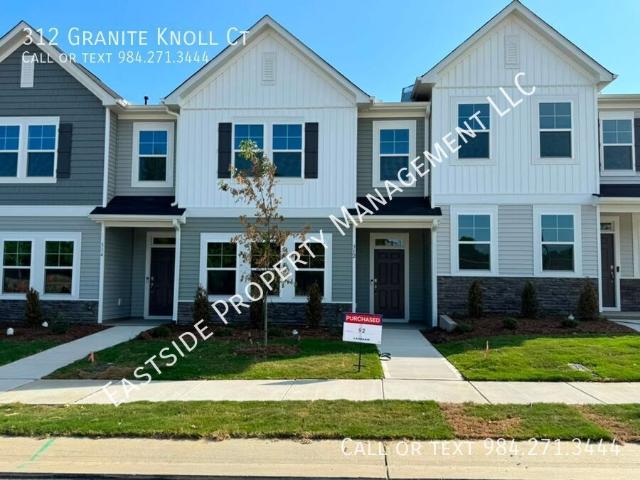Brand New beautifully crafted town house in the vibrant new community of wake forest!