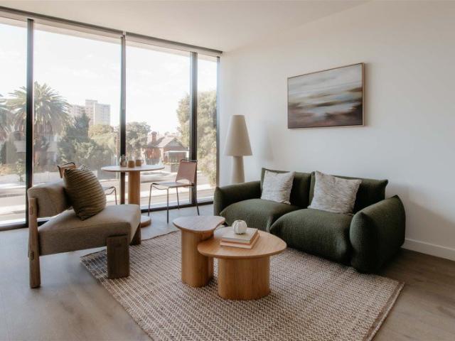 Brand new furnished studio apartment with balcony